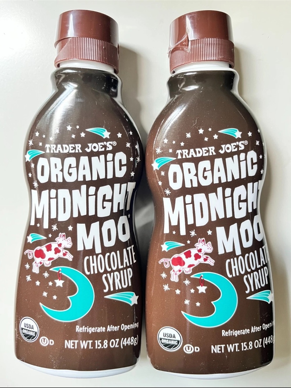 Trader Joe's Organic Midnight Moo Chocolate Syrup - Brown